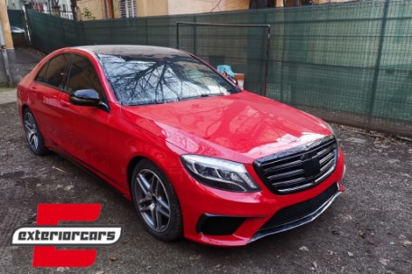 Prednja maska S63 AMG dizajn (piano crna) / Mercedes S-klasa W222 (2014-08.2020), GCP-222033