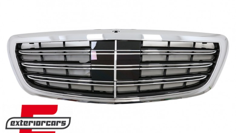 Prednja maska S65 AMG dizajn Night Vision (chrome) / Mercedes S-klasa W222 (2014-08.2020), GCP-222041