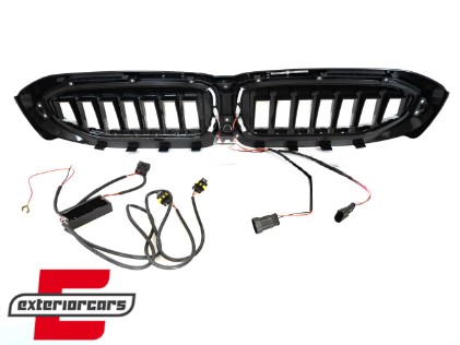 Prednja maska sa LED diodama (piano crna) / BMW serije 3 G20 limuzina G21 karavan (2018-06.2022), GRBMF0