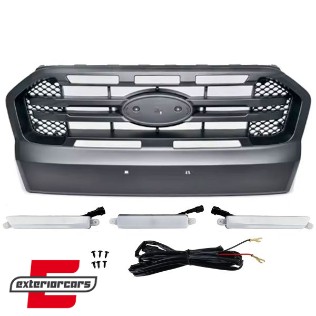 Prednja maska sa LED svjetlom (crna) / Ford Ranger T7 (2016-2018), 42185SET