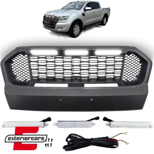 Prednja maska sa LED svjetlom Performance dizajn (crna) / Ford Ranger T7 (2016-2018), 42187SET