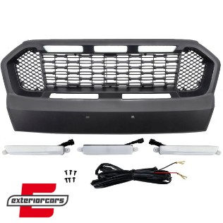 Prednja maska sa LED svjetlom Performance dizajn (crna) / Ford Ranger T7 (2016-2018), 42187SET