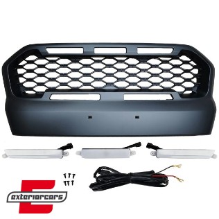 Prednja maska sa LED svjetlom Sport dizajn (crna) / Ford Ranger T7 (2016-2018), 42186SET