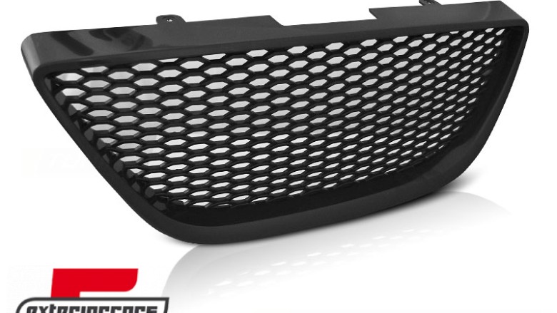 Prednja maska saće dizajn (mat crna) / Seat Ibiza 6J (2008-2012), 6J853653JOE