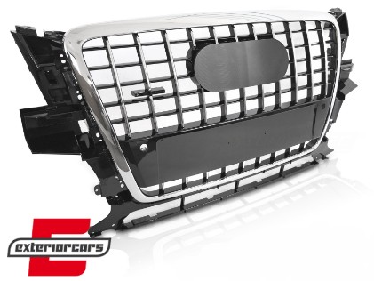 Prednja maska SQ5 dizajn (crna/chrome) / Audi Q5 8R (2008-2012), GRAUC6