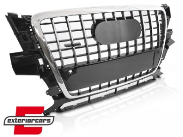 Prednja maska SQ5 dizajn (crna/chrome) / Audi Q5 8R (2008-2012), GRAUC6