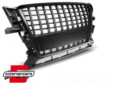 Prednja maska SQ5 dizajn (mat crna) / Audi Q5 8R (2008-2012), GRAU16