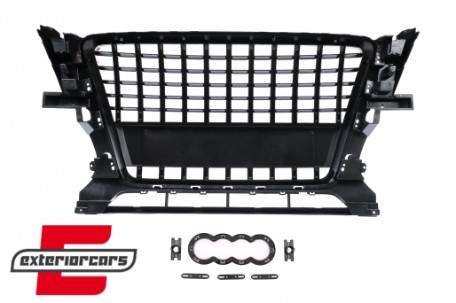 Prednja maska SQ5 dizajn (piano crna) / Audi Q5 8R (2008-2012), GRAU84