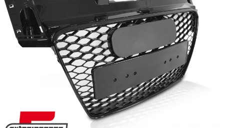 Prednja maska TTRS dizajn (piano crna) / Audi TT 8J (2006-2014), GRAUD2
