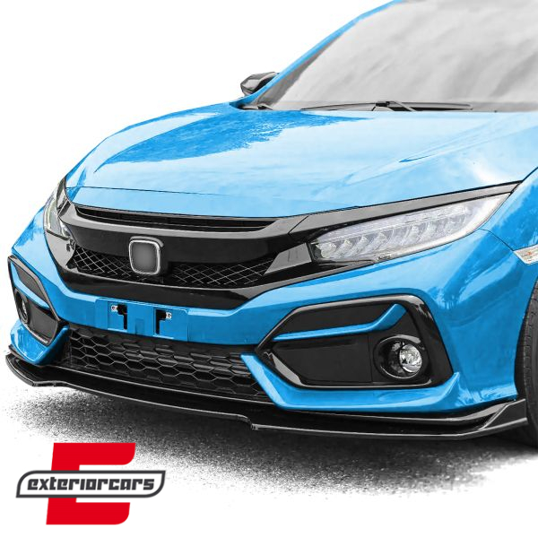 Prednja maska Type R dizajn (piano crna) / Honda Civic X (2016-2021), 43249