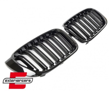 Prednja maska XM dizajn (piano crna) / BMW X3 F25 LCI (2014-2017) X4 F26, 40405