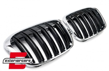 Prednja maska XM look (chrome/crna) / BMW X1 SUV F48 (06.2015-2019), GCP-084804