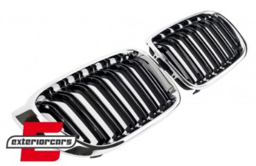 Prednja maska XM look (chrome/crna) / BMW X3 F25 LCI (2014-2017) X4 F26, GCP-083204