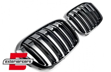 Prednja maska XM look (piano crna) / BMW X1 SUV F48 (06.2015-2019), GRBMU3