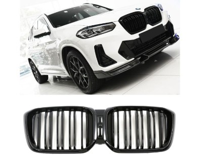 Prednja maska XM look (piano crna) / BMW X3 G01 (08.2021-2024) X4 G02 LCI (08.2021-2025), GCP-080111