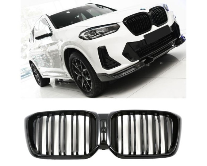 Prednja maska XM look (piano crna) / BMW X3 G01 (08.2021-2024) X4 G02 LCI (08.2021-2025), GCP-080111