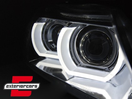 Prednja svjetla 3D Angel Eyes LED DRL Xenon (chrome) / BMW serije 3 E90 E91 LCI (2008-2011), LPBMM9