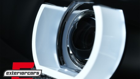 Prednja svjetla 3D Angel Eyes LED DRL Xenon (crna) / BMW serije 3 E90 E91 LCI (2008-2011), LPBML2