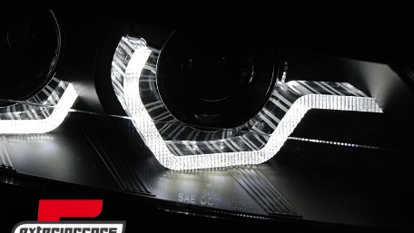 Prednja svjetla 3D Angel Eyes SEQ žmigavci XENON (crna) / BMW Z4 E89 (2009-2013), LPBMM8