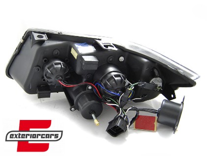 Prednja svjetla 3D LED Angel Eyes LED žmigavci (chrome) / BMW serije 3 E90 limuzina E91 karavan (03.2005-08.2008), LPBMK7