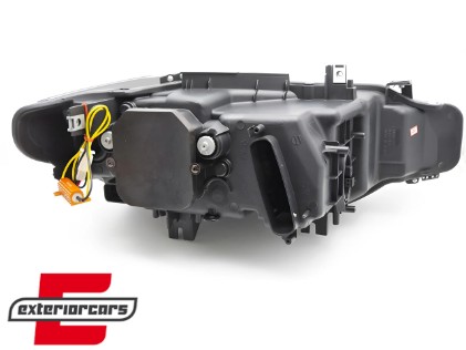 Prednja svjetla 3D LED Angel Eyes U-dizajn Xenon (crna) / BMW serije 3 F30 F31 limuzina karavan (10.2011-05.2015), LPBML8