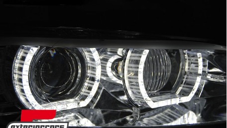 Prednja svjetla 3D LED Angel Eyes Xenon (chrome) / BMW serije 3 E92 E93 (2006-2010), LPBMJ2