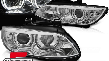 Prednja svjetla 3D LED Angel Eyes Xenon (chrome) / BMW serije 3 E92 E93 (2006-2010), LPBMJ4