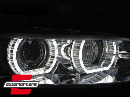 Prednja svjetla 3D LED Angel Eyes Xenon (chrome) / BMW serije 3 E92 E93 (2006-2010), LPBMJ4