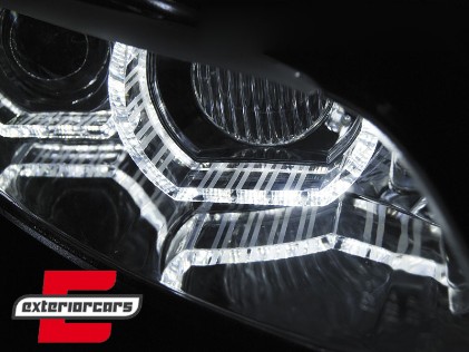 Prednja svjetla 3D LED Angel Eyes Xenon (chrome) / BMW serije 3 E92 E93 (2006-2010), LPBMJ4