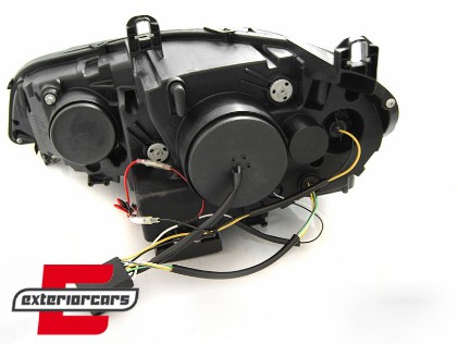 Prednja svjetla 3D LED Angel Eyes XENON (chrome) / BMW X5 E70 (2007-2010), LPBMJ7