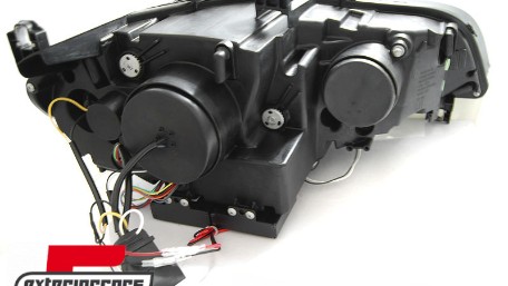 Prednja svjetla 3D LED Angel Eyes XENON (chrome) / BMW X5 E70 (2007-2010), LPBMJ9