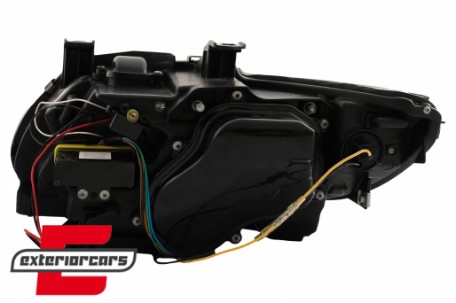 Prednja svjetla 3D LED Angel Eyes Xenon (crna) / BMW serije 3 E92 E93 (2006-2010), LPBMJ3