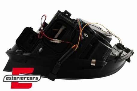 Prednja svjetla 3D LED Angel Eyes Xenon (crna) / BMW serije 3 E92 E93 (2006-2010), LPBMJ3
