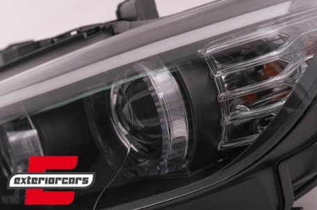 Prednja svjetla 3D LED Angel Eyes Xenon (crna) / BMW serije 3 E92 E93 (2006-2010), LPBMJ5