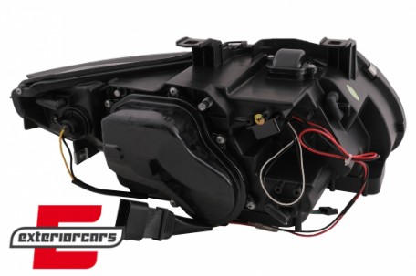 Prednja svjetla 3D LED Angel Eyes Xenon (crna) / BMW serije 3 E92 E93 (2006-2010), LPBMJ5
