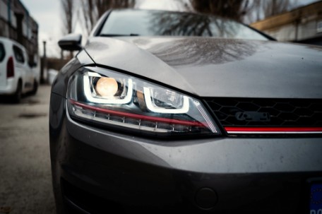Prednja svjetla 3D LED DRL SEQ žmigavci GTI dizajn / VW Golf 7 VII (2012-2017), LPVX04