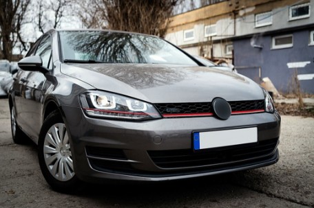 Prednja svjetla 3D LED DRL SEQ žmigavci GTI dizajn / VW Golf 7 VII (2012-2017), LPVX04