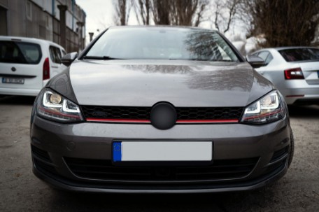 Prednja svjetla 3D LED DRL SEQ žmigavci GTI dizajn / VW Golf 7 VII (2012-2017), LPVX04