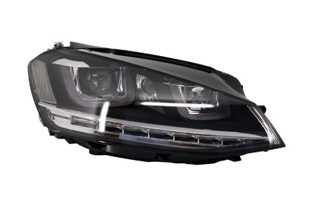Prednja svjetla 3D LED DRL SEQ žmigavci R-line dizajn / VW Golf 7 VII (2012-2017), LPVX03