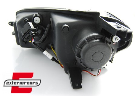Prednja svjetla 3D LED U-dizajn (crna) / Volkswagen Golf VII (2012-2017), LPVWK6