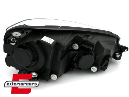 Prednja svjetla 3D LED U-dizajn LED žmigavci (crna) / Volkswagen Golf VII (2012-2017), LPVWP1