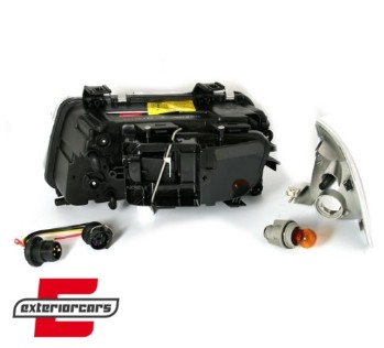 Prednja svjetla Angel Eyes (chrome) / Audi A4 B5 (1994-12.1998), LPAU09