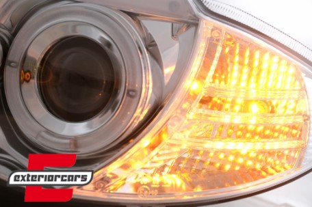 Prednja svjetla Angel Eyes (chrome) / BMW serije 1 E81 E82 E87 E88 (2004-2011), LPBM79