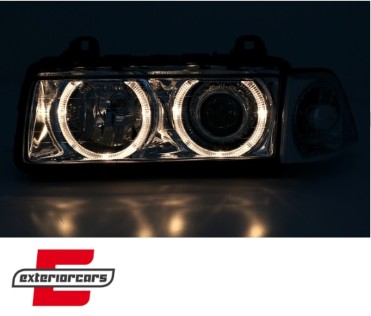 Prednja svjetla Angel Eyes (chrome) / BMW serije 3 E36 (12.1990-08.1999), LPBM20