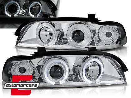 Prednja svjetla Angel Eyes (chrome) / BMW serije 5 E39 (09.1995-06.2003), LPBM15
