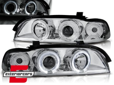 Prednja svjetla Angel Eyes (chrome) / BMW serije 5 E39 (09.1995-06.2003), LPBM28