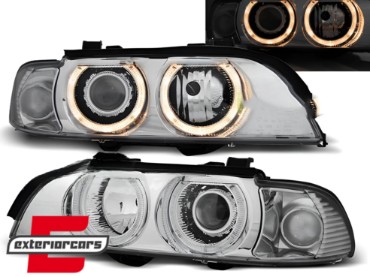 Prednja svjetla Angel Eyes (chrome) / BMW serije 5 E39 (09.1995-06.2003), LPBMA8