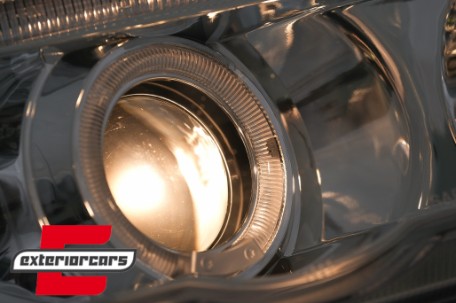 Prednja svjetla Angel Eyes (chrome) / BMW X5 E53 (1999-2003), LPBM42