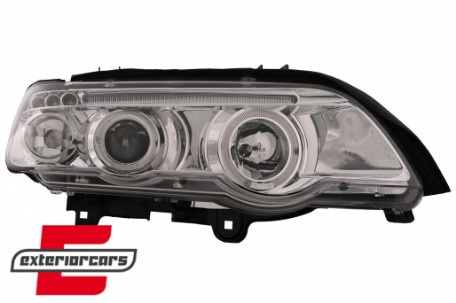 Prednja svjetla Angel Eyes (chrome) / BMW X5 E53 (1999-2003), LPBM42