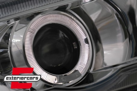 Prednja svjetla Angel Eyes (chrome) / BMW X5 E53 (1999-2003), LPBM42